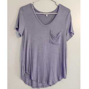 dark blue soft short sleeve shirt